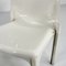 Weiße Selene Stühle von Vico Magistretti für Artemide, 1970er, 4er Set 8