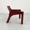 Burgundy Vicar Lounge Chair by Vico Magistretti for Artemide, 1970s 3