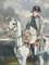 Alphonse Marie Adolphe de Neuville, Napoleon auf einem Pferd, 1800er, Öl 4