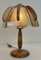 Teak and Amber Glass Table Lamp from Hustadt Leuchten, 1960s, Image 15