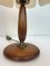 Teak and Amber Glass Table Lamp from Hustadt Leuchten, 1960s 17