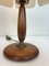 Teak and Amber Glass Table Lamp from Hustadt Leuchten, 1960s, Image 17