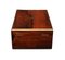 19th Century Rosewood and Brass Bound Mens Grooming Box with Internal Mirror and Drawer 7