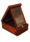19th Century Rosewood and Brass Bound Mens Grooming Box with Internal Mirror and Drawer 4