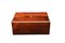 19th Century Rosewood and Brass Bound Mens Grooming Box with Internal Mirror and Drawer 1