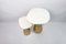 Side Tables with White Rock Crystal and Brass Top from Ginger Brown, Set of 2 7