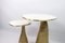 Side Tables with White Rock Crystal and Brass Top from Ginger Brown, Set of 2, Image 4