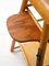 Vintage Scandinavian Wooden High Chair, 1960s, Image 7