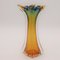 Italian Multi-Colored Murano Glass Vase, 1950s 2