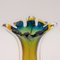 Italian Multi-Colored Murano Glass Vase, 1950s, Image 8