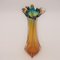 Italian Multi-Colored Murano Glass Vase, 1950s 7