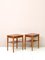 Tables de Chevet Scandinaves, 1960s, Set de 2 1