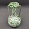 Grüne Vintage Vase aus Muranoglas, 1950er 5