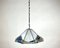 Vintage Deckenlampe aus Buntglas & Messing im Tiffany-Stil, Italien, 1980er 3