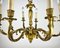 Vintage Gilt Bronze Chandelier, France 3