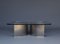 French Stainless Steel and Glass Coffee Table. 1970s 4