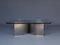 French Stainless Steel and Glass Coffee Table. 1970s 8