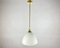 Vintage Ceiling Lamp on Long Gilt Brass Suspension from Honsel Leuchten, Germany, Image 2