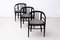 Viennese Art Nouveau Seating Set with Backhausen Fabric, 1890s, Set of 4 1