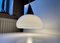 Lampe à Suspension Sunset Moderne en Verre Opalin Blanc par Per Lütken pour Holmegaard, Danemark 3