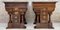 Antique French Carved Bedside Tables, 1900, Set of 2, Image 1