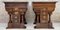 Antique French Carved Bedside Tables, 1900, Set of 2, Image 1