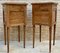 French Louis XVI Style Bedside Tables in Walnut, 1920, Set of 2 11