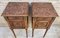 French Louis XVI Style Bedside Tables in Walnut, 1920, Set of 2 7