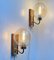 Danish Modern Soap Bubble Wall Sconces in Brass and Glass, Set of 2, 1960s, Set of 2 2