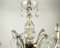 Lámpara de araña estilo Maria Theresa vintage de latón dorado y cristal, Imagen 6
