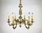 Vintage Bronze Chandelier in Empire Style 2