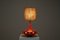 Orange Ceramic Table Lamp, 1970s, Image 5