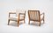 Danish Easy Chair in Oak, 1940s, Set of 2, Image 1