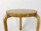 Vintage Stools by Alvar Aalto for Finmar, 1930s, Set of 3 22