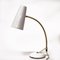 Mid-Century Italian White Gooseneck Desk Lamp, 1960s 1