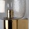 Brass and Glass Wall Light in style of Hans Agne Jakobsson, 1960s, Image 3