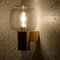 Brass and Glass Wall Light in style of Hans Agne Jakobsson, 1960s 11