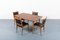 Tavolo da pranzo Mid-Century moderno con sedie di Karl Erik Ekselius per JOC, Svezia, set di 5, Immagine 2