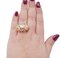 18 Karat Rose Gold Ring with Diamonds, Image 4