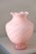 Vintage Murano Pink Swirl Glass Vase, Image 4