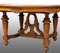 Antiker französischer Napoleon III Tisch aus Nussholz, 1800er 3
