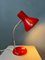 Vintage Spage Age Red Flexible Table Lamp, Image 3