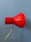 Rote Vintage Spage Age Flexible Tischlampe 9