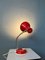 Lámpara de mesa flexible vintage en rojo, Imagen 7