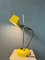 Intage Gelbe Fluoreszierende Schreibtischlampe 5