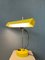 Intage Gelbe Fluoreszierende Schreibtischlampe 4