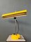 intage Yellow Fluorescent Desk Lamp, Image 8