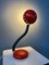 Lámpara de mesa flexible vintage en rojo, Imagen 4