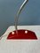Lámpara de mesa flexible era espacial vintage en rojo, Imagen 9