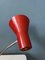 Lámpara de mesa flexible era espacial vintage en rojo, Imagen 8